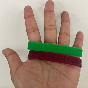 Motivational Inspirational Silicone Wristbands YOU GOT THIS BELIEVE IN YOURSELF